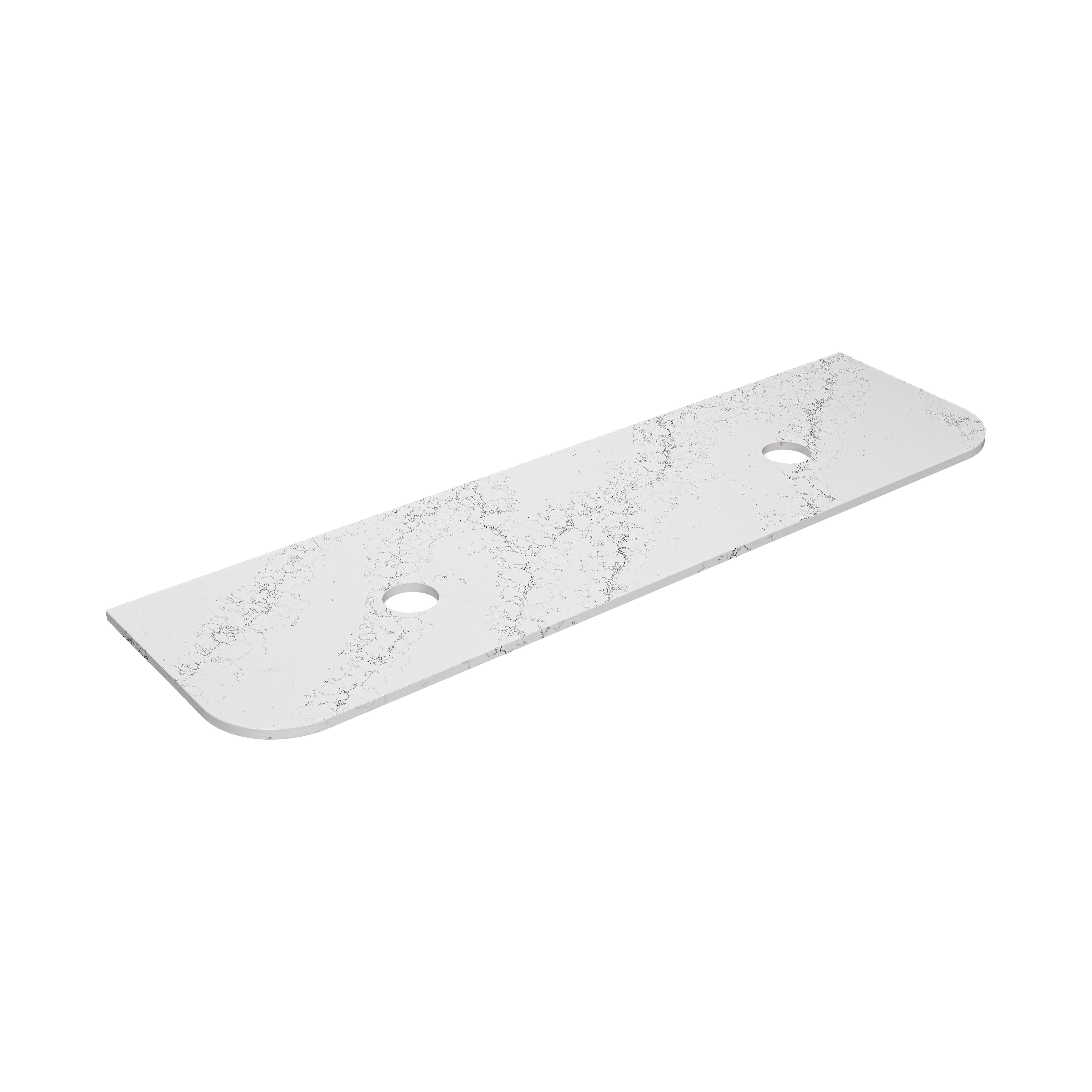 Calacatta White Curve Zero Silica Engineer Stone Top