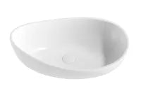 Waverton solid surface stone Above Counter Basin 600*370*190mm Gloss White