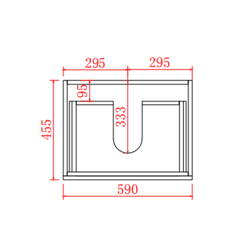 Stella PVC Wall Hung Bathroom Vanity Oak