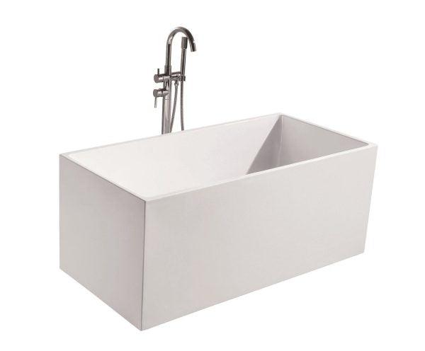 ORTA 1400mm Multi-Fix Freestanding Gloss White Bathtub - Living and Bathroom