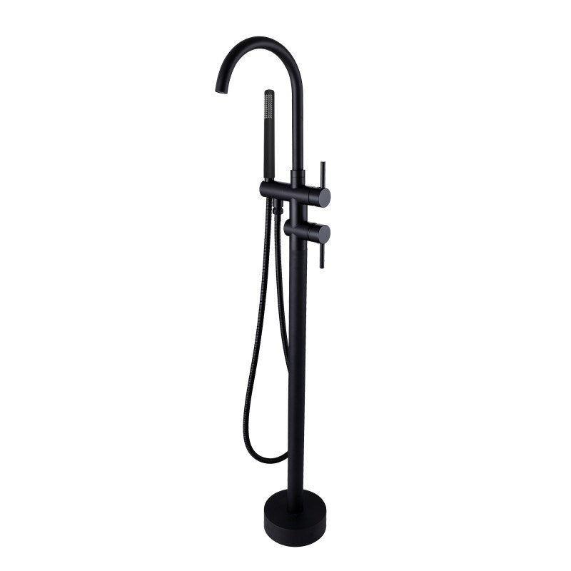 Lucid Pin Free Standing Bath Mixer with Hand Shower