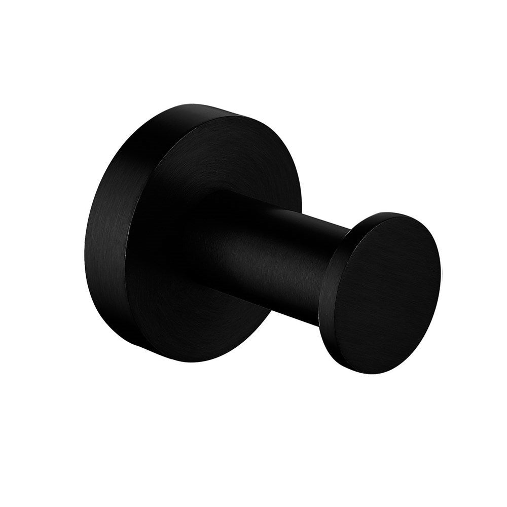 LUCID PIN Series Black Pentro Robe Hook