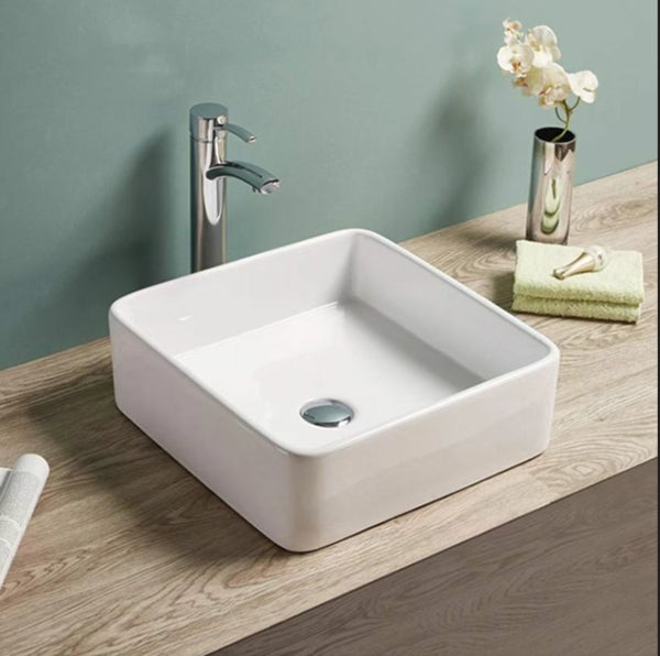 Ultra Slim Gloss White Fine Ceramic 360*360*130mm