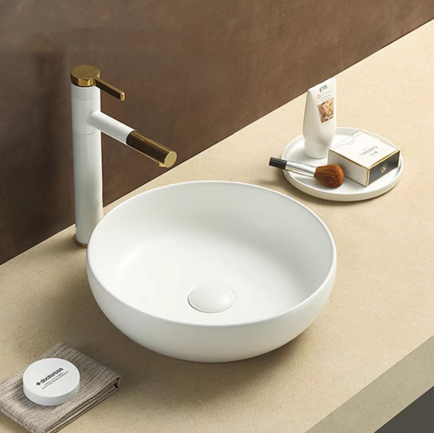 Matte White Above Counter Basin – 370×370×110mm