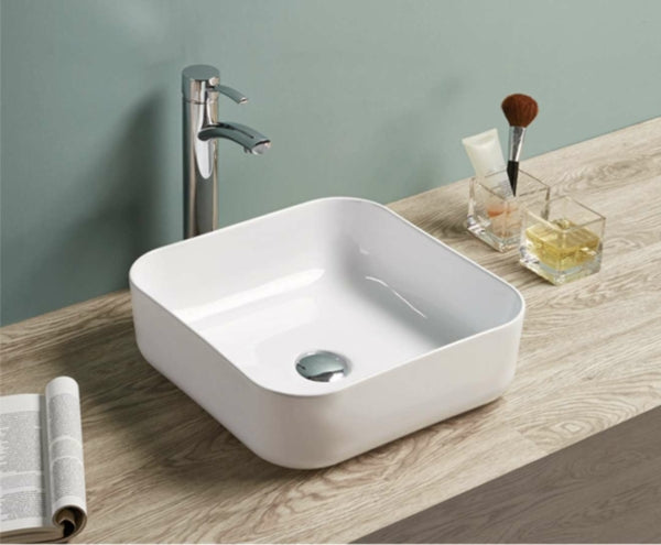 Gloss White above Counter Basin 390*390*137mm