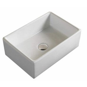 Gloss White Fine Ceramic Above Counter Basin 460 x 330 x 160 mm