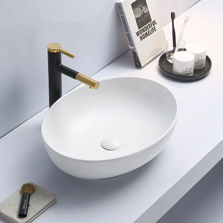 Matte White Above Counter Basin – 500×390×130mm