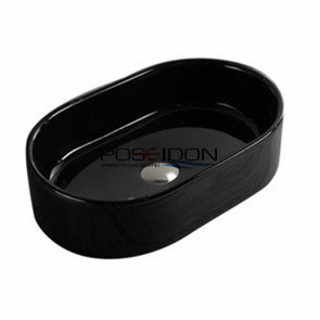 Gloss Black Above Counter Art Basin 550*350*140mm Above counter basin