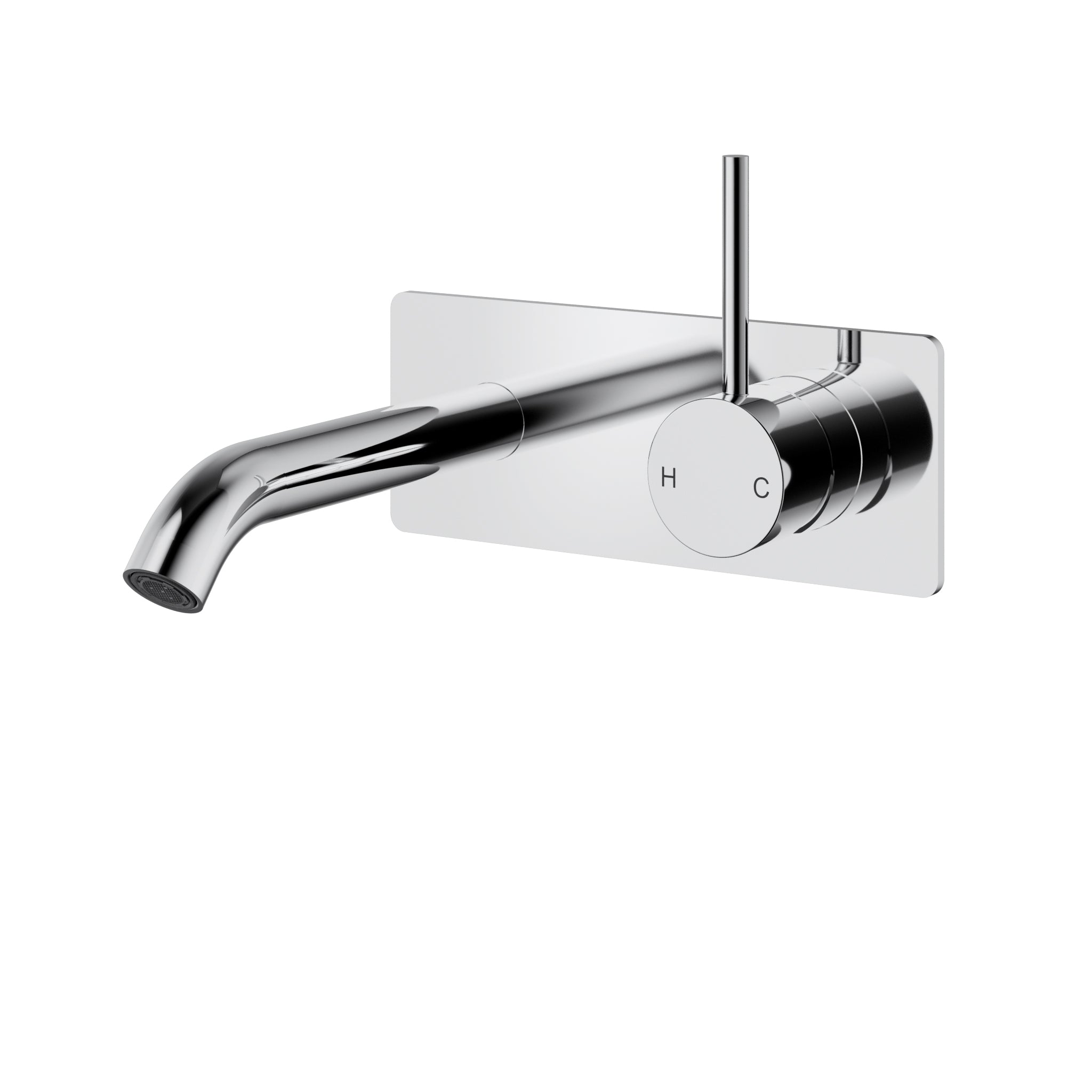 Otus Slimline Wall Basin/Bath Mixer Spout Lever Up Trim Kit