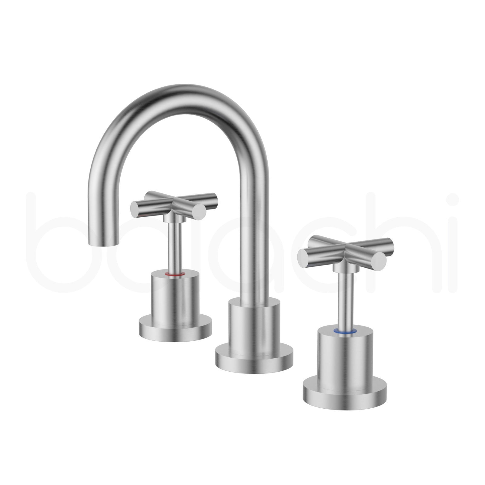 Basin Tap Set Brushed Nickel