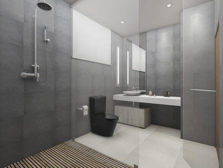 Berlin Back To Wall Quite Flush(Rimless+Tornado) Matt Black Toilet Suite - Living and Bathroom