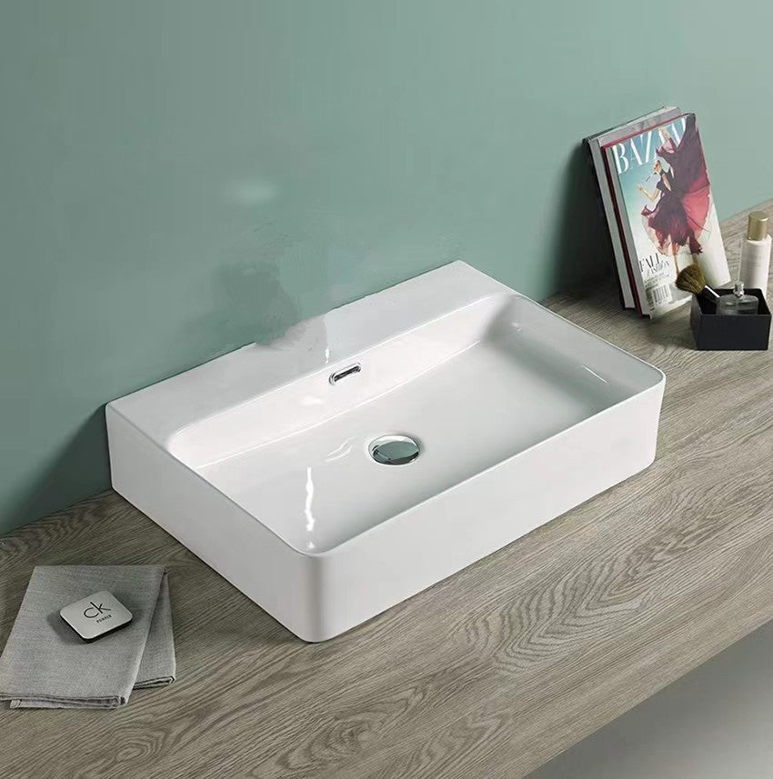 Non Tap Hole Wall hung /Above counter basin Size:600*420*120mm
