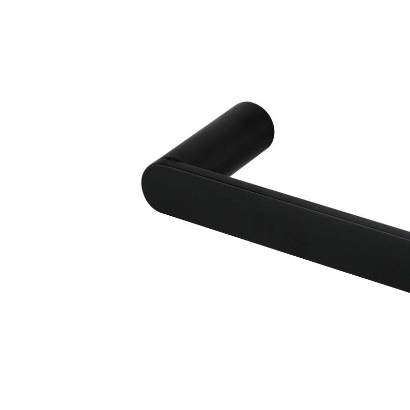 RUSHY - 800mm Black Single Towel Rail