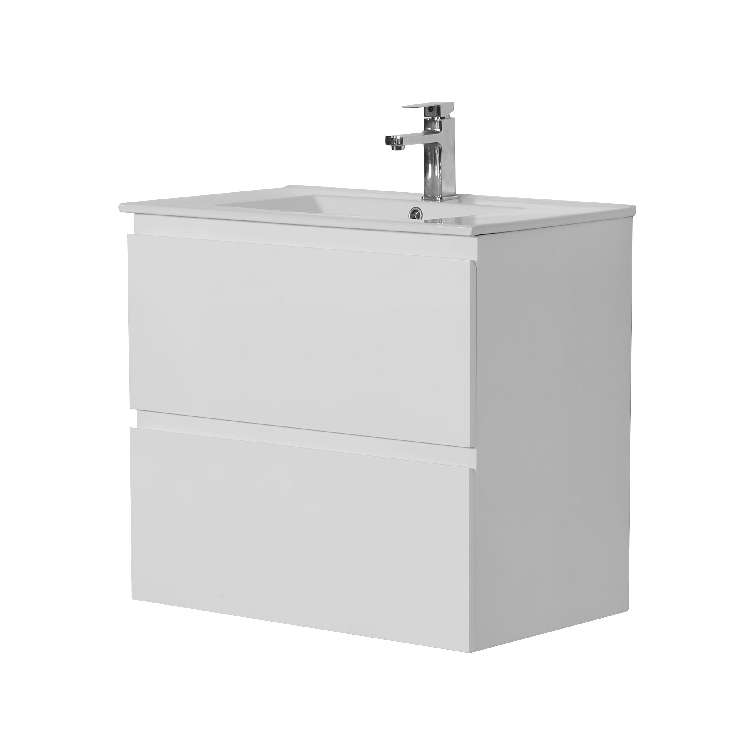 Riva PVC Wall Hung Bathroom Vanity White