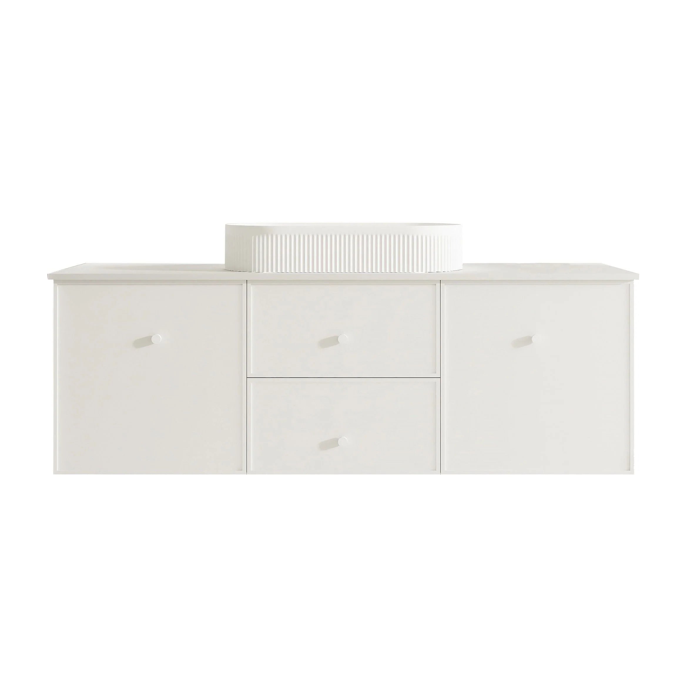Seattle Wallhung Vanity Matte White