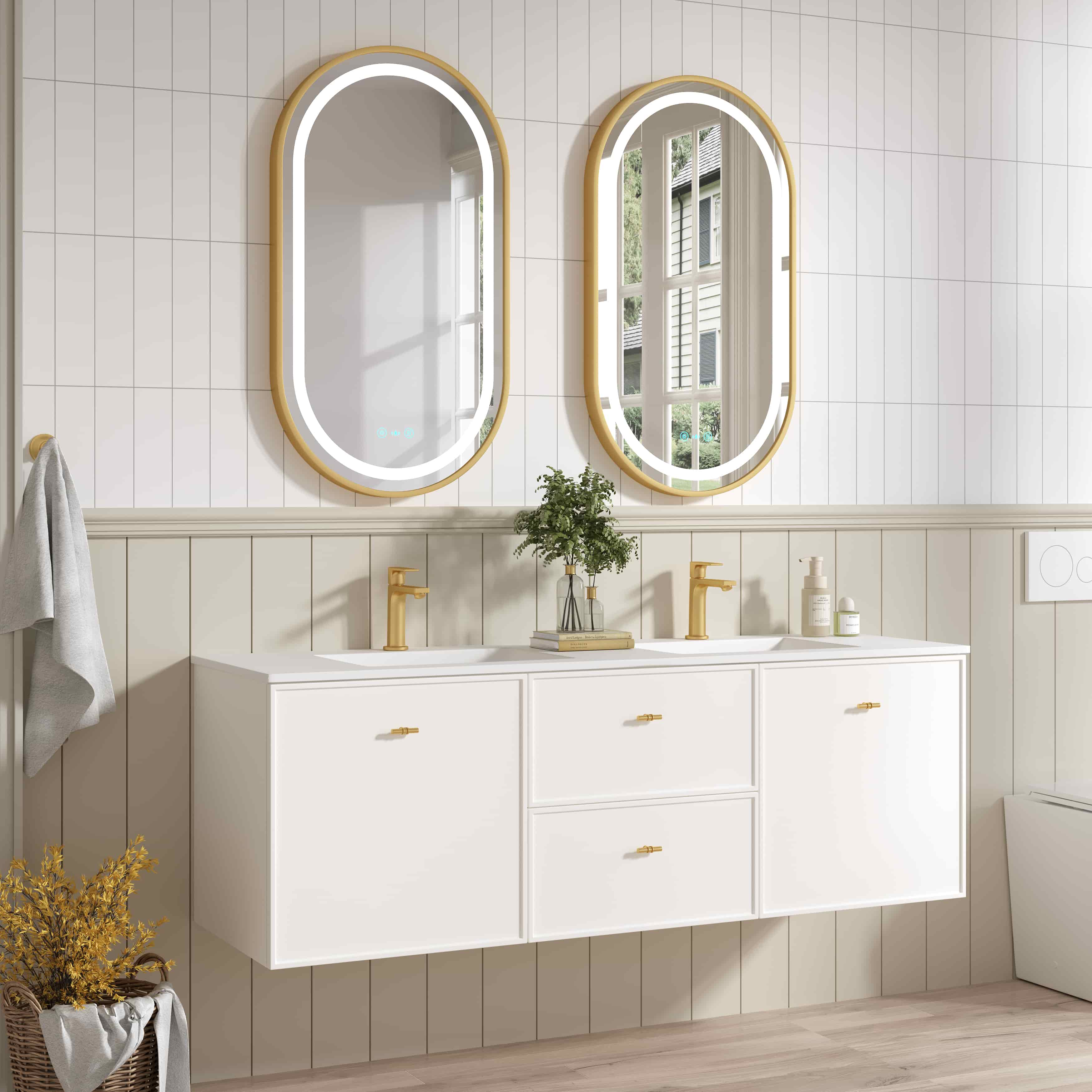 Seattle Wallhung Vanity Matte White