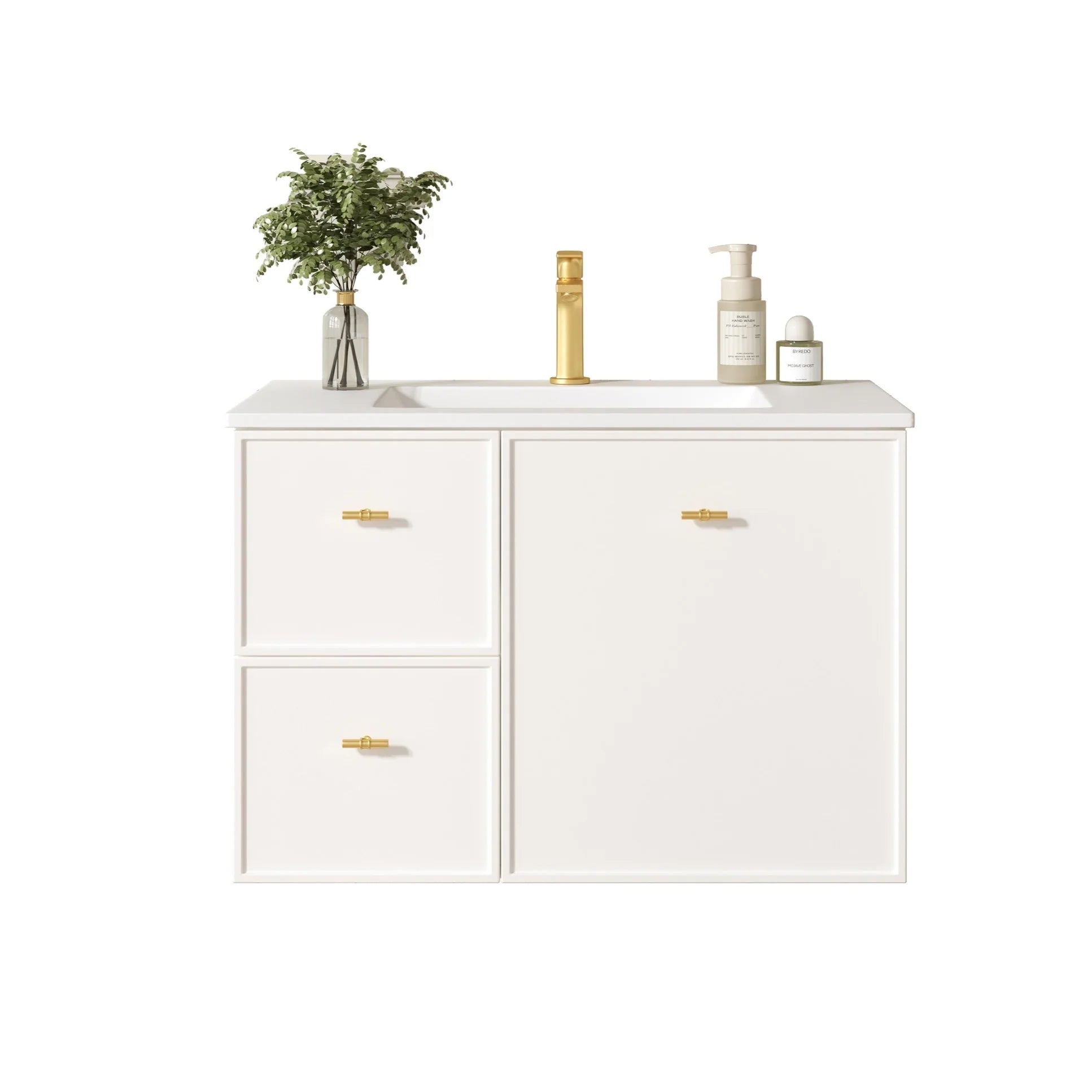 Seattle Wallhung Vanity Matte White