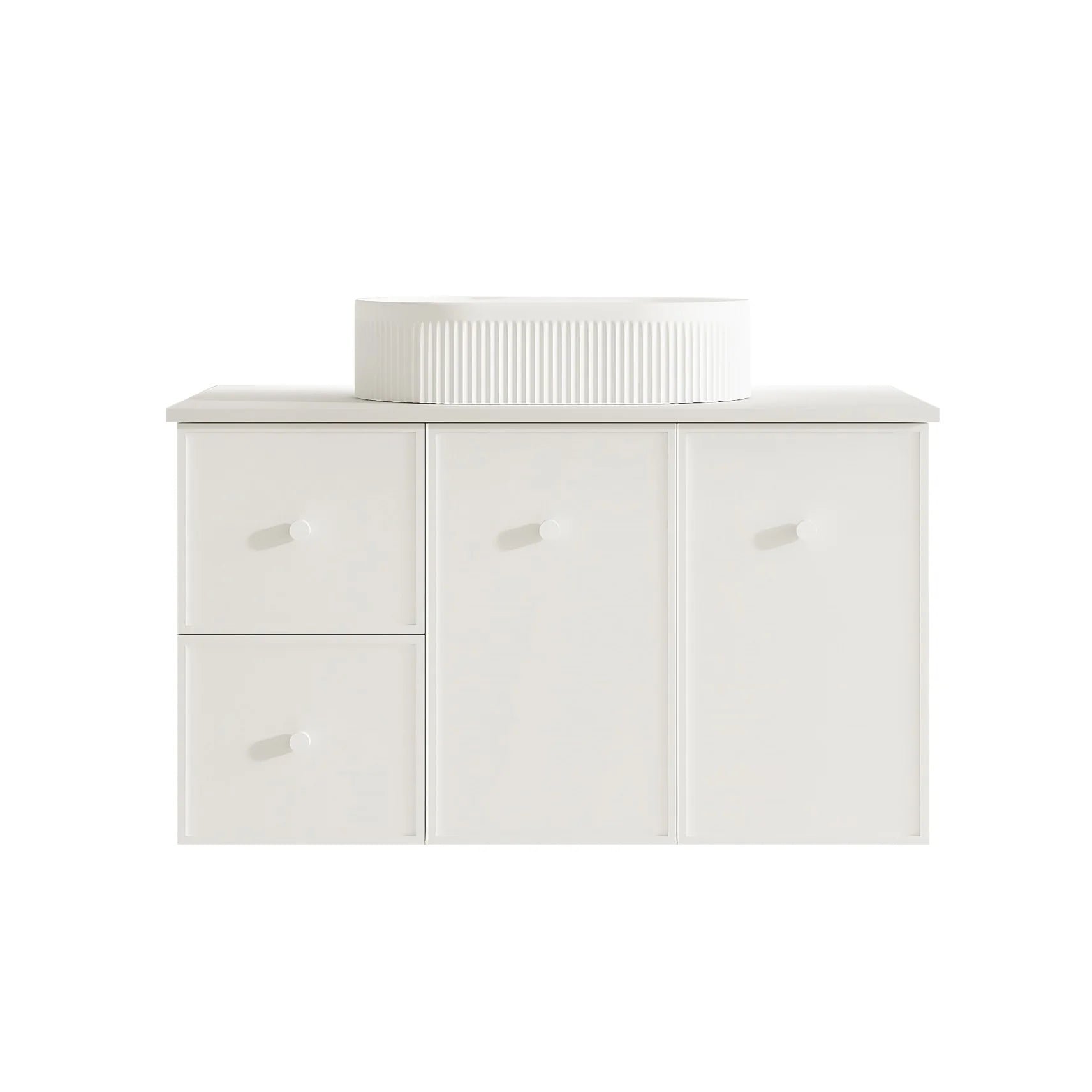 Seattle Wallhung Vanity Matte White