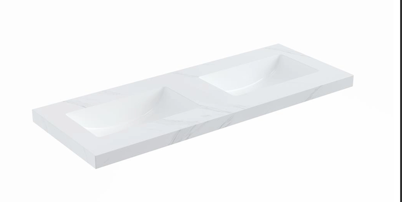 Ceto Diamond Undermount Sintered Stone Top With Seamless Ceramic Basin