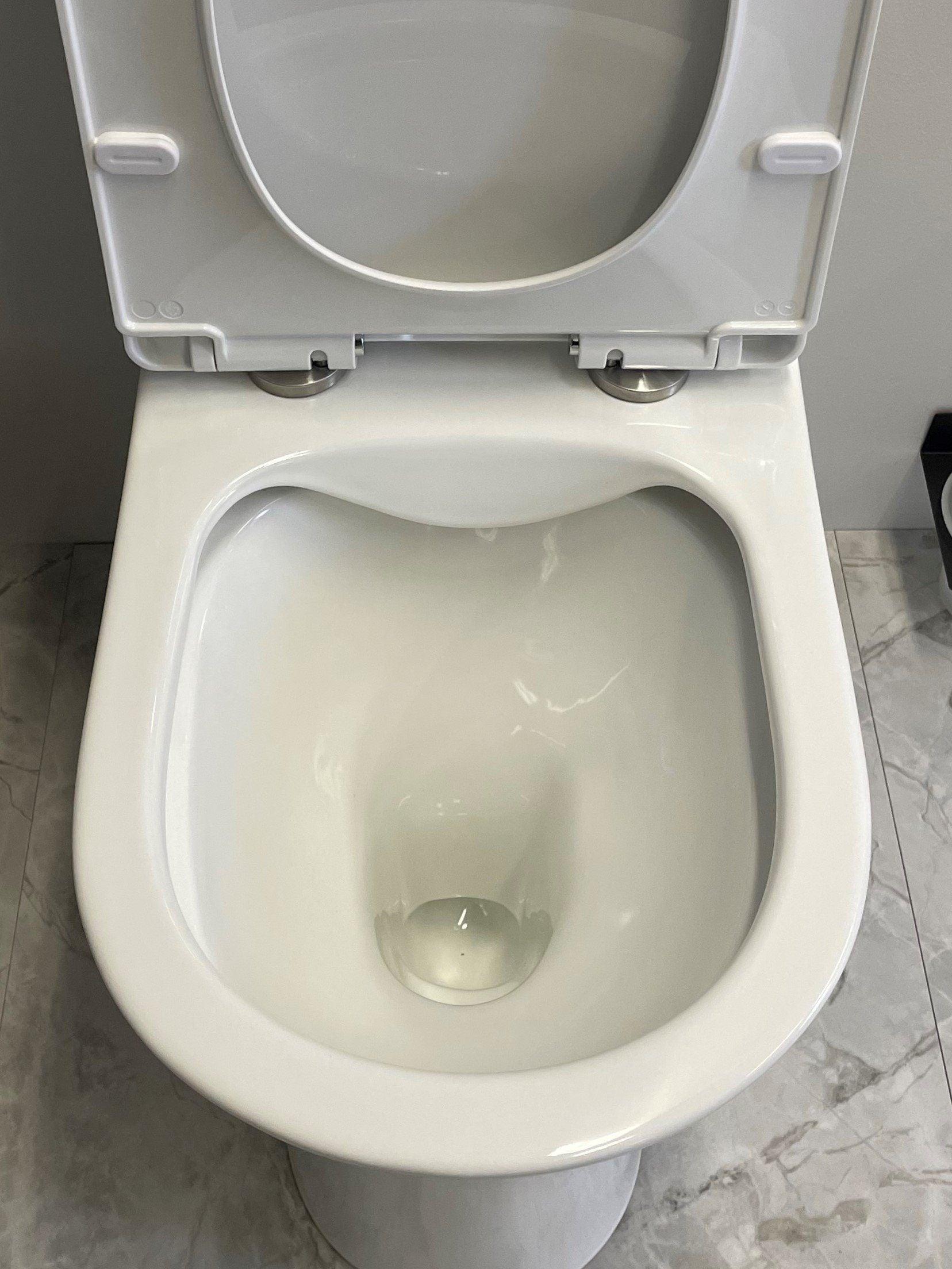 Toi Back To Wall Rimless Toilet Suite - Living and Bathroom