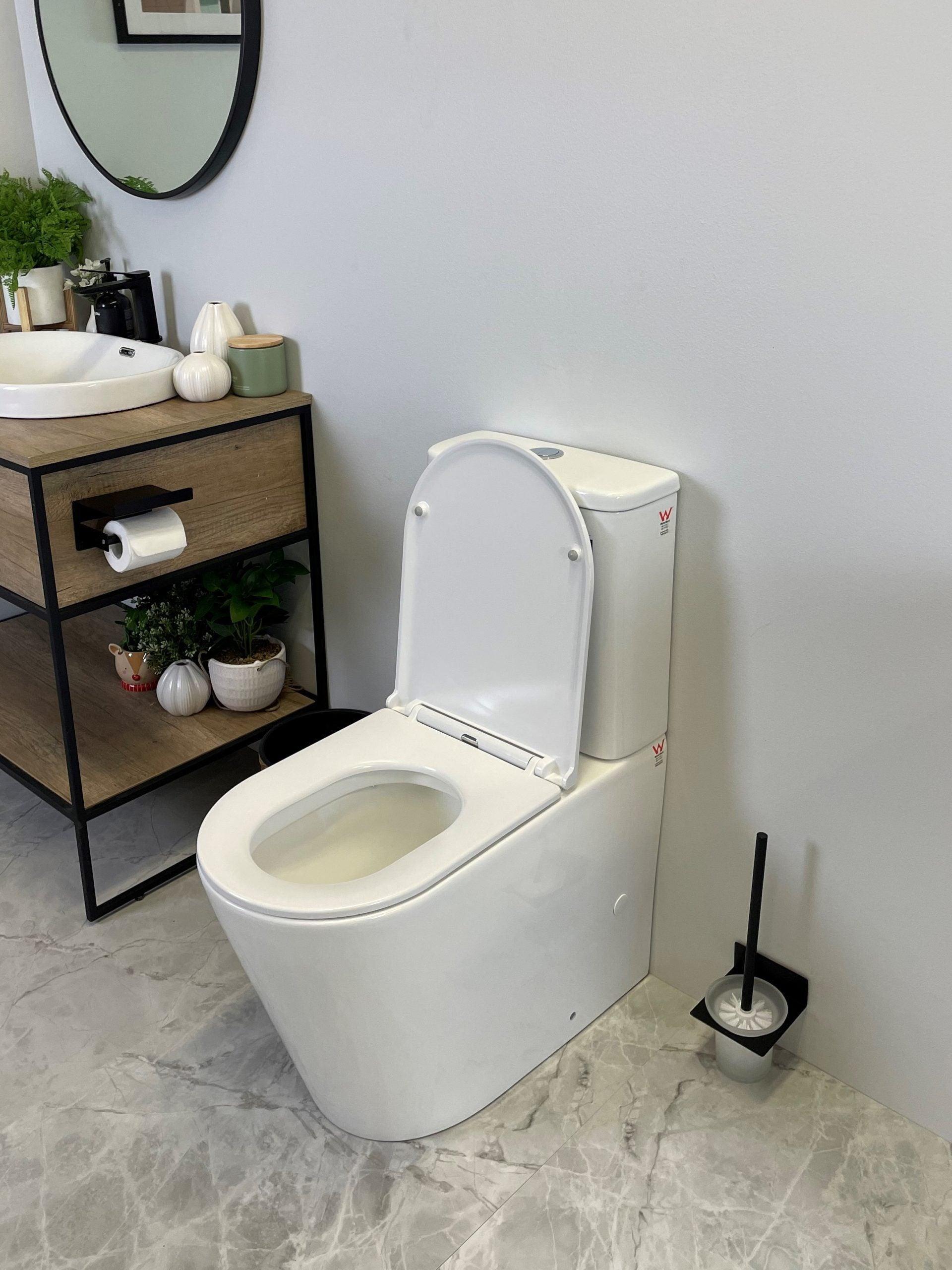 Vera Back To Wall Tornado Toilet Suite - Living and Bathroom