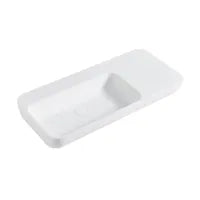 Rocca Solid Surface Stone Wall Hung Basin 900*400*120 Matte White