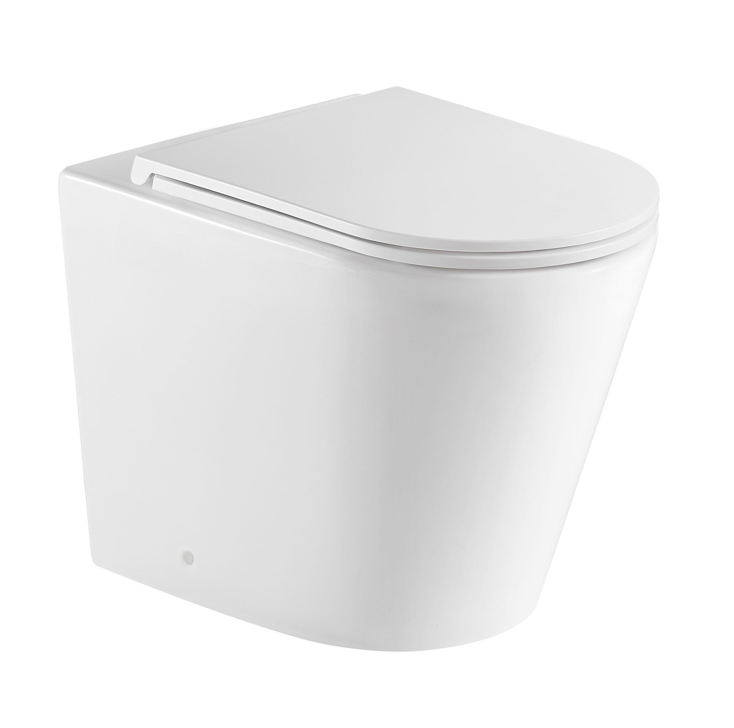 Berlin Quiet Flush In Wall Toilet Suite Pan - Living and Bathroom
