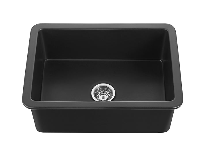 Matte Black Camden Fireclay Sink 677*470*254mm