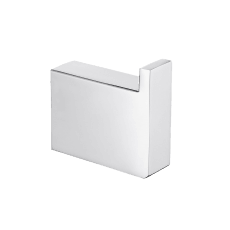 IVANO Series Square Chrome Robe Hook - Living and Bathroom