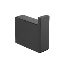IVANO Series Square Black Robe Hook - Living and Bathroom