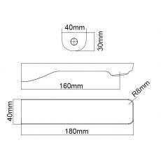 IVANO Series Black Bathtub/Basin Wall Spout - Living and Bathroom