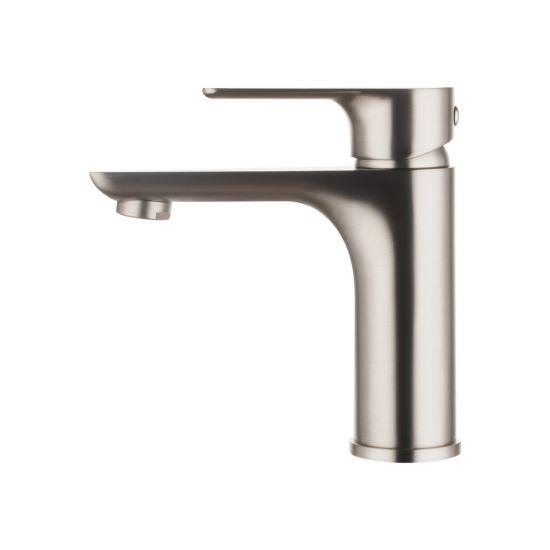 VOG Series Brushed Nickel Basin Mixer Tap - Living and Bathroom
