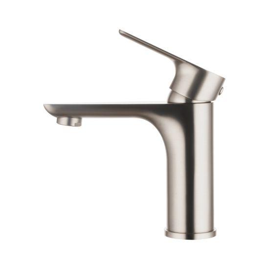 VOG Series Brushed Nickel Basin Mixer Tap - Living and Bathroom