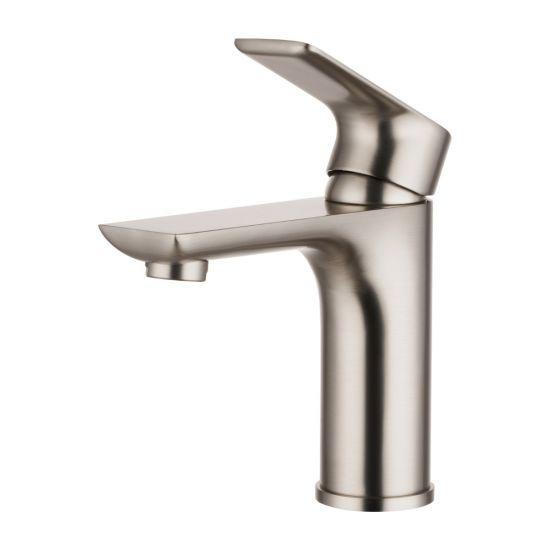 VOG Series Brushed Nickel Basin Mixer Tap - Living and Bathroom