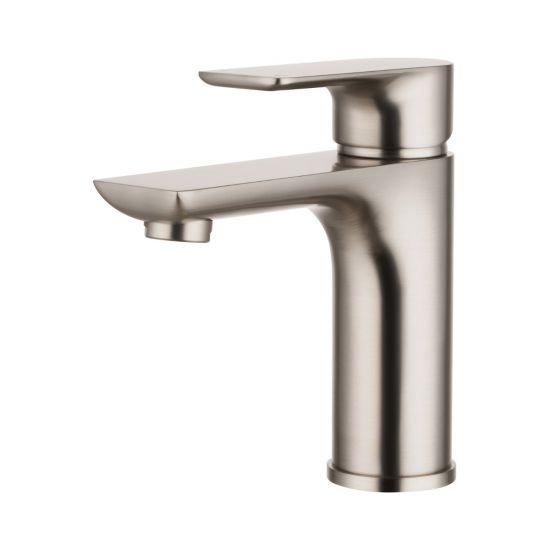VOG Series Brushed Nickel Basin Mixer Tap - Living and Bathroom