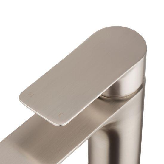 VOG Series Brushed Nickel Basin Mixer Tap - Living and Bathroom