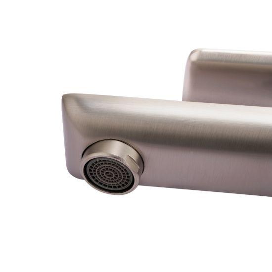 VOG Series Brushed Nickel Basin Mixer Tap - Living and Bathroom