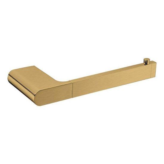 AU Series Brushed Brass Toilet Paper Holder - Living and Bathroom