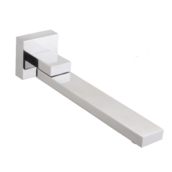 BLAZE Chrome Bathtub/Basin Wall Spout - Living and Bathroom