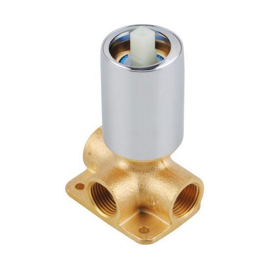 RUSHY Square Chrome Brass Built-in Shower Mixer(color up) - Living and Bathroom