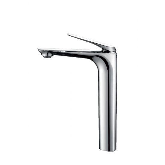 AU Chrome Tall Basin Mixer - Living and Bathroom