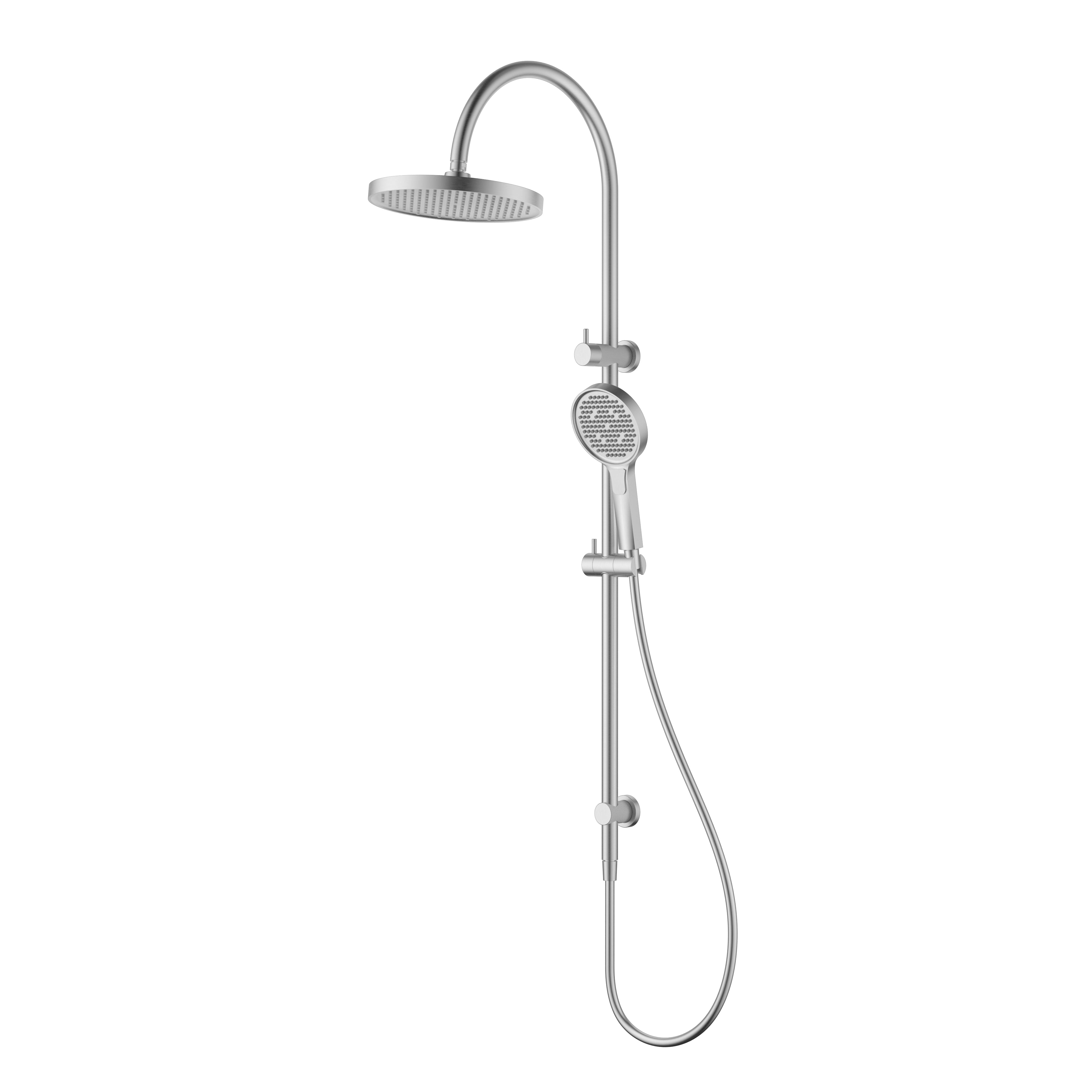 Linie Round Multi-Function Shower Set 250 mm Brushed Nickel