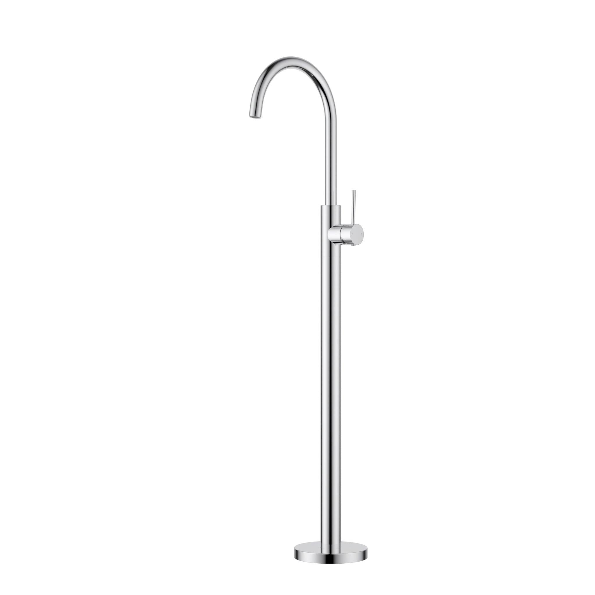 Otus Slimine Freestanding Bath Mixer Spout Chrome