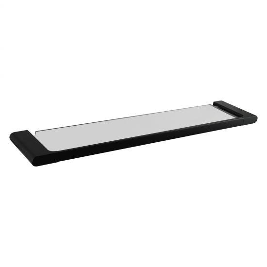 AU Black Glass Shelf - Living and Bathroom