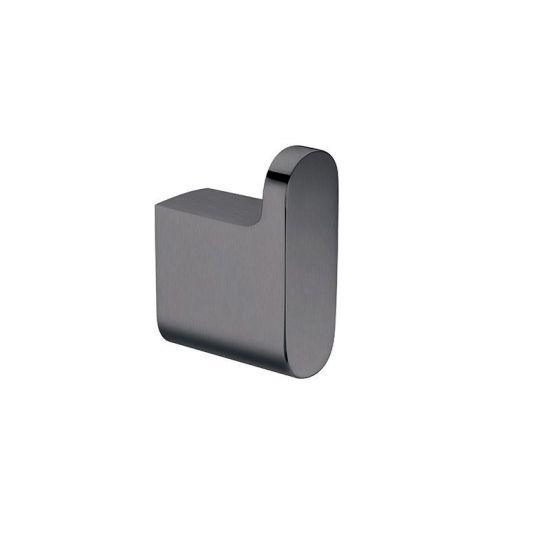 AU Series Gun Metal Grey Round Robe Hook - Living and Bathroom