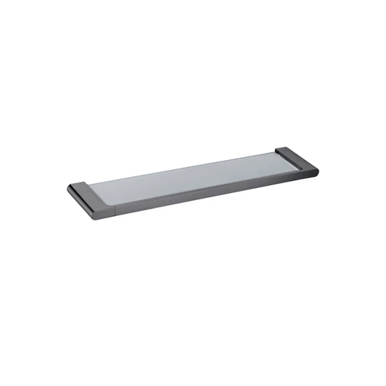 AU Gun Metal Grey Glass Shelf - Living and Bathroom