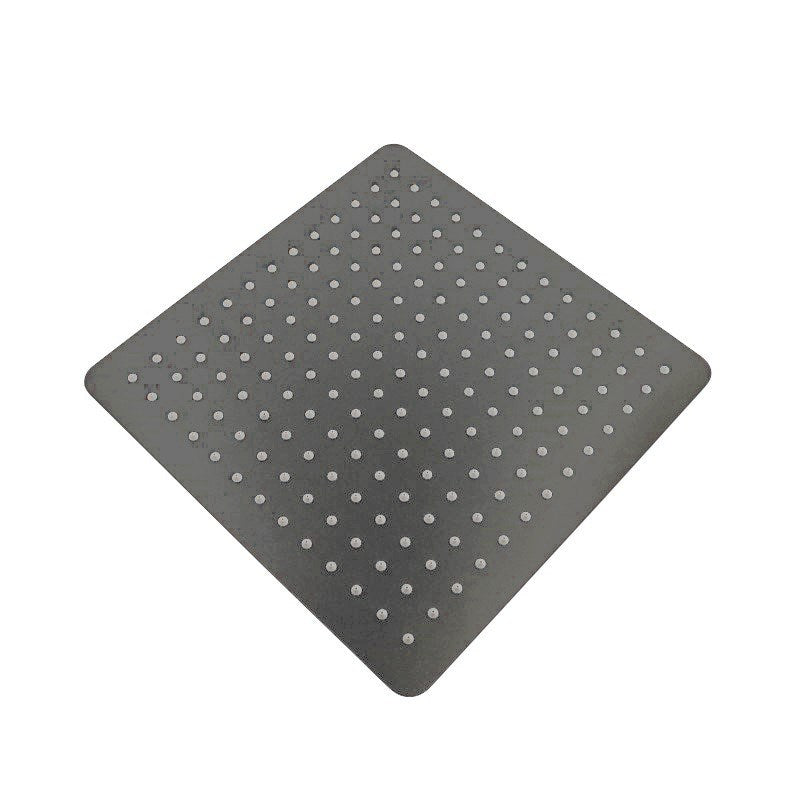 Super-slim Square Gun Metal Grey Stainless Steel Shower Head 300mm