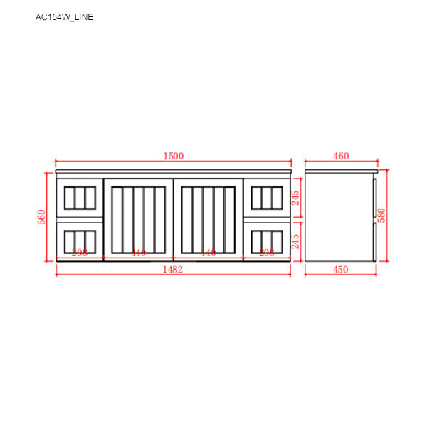 Acacia Matte White AC154W