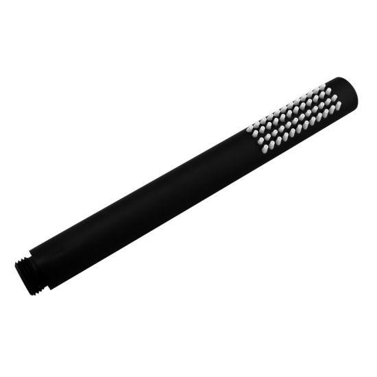 Round Matte Black Hand Held Shower Hand Held Sprayer Head - Living and Bathroom