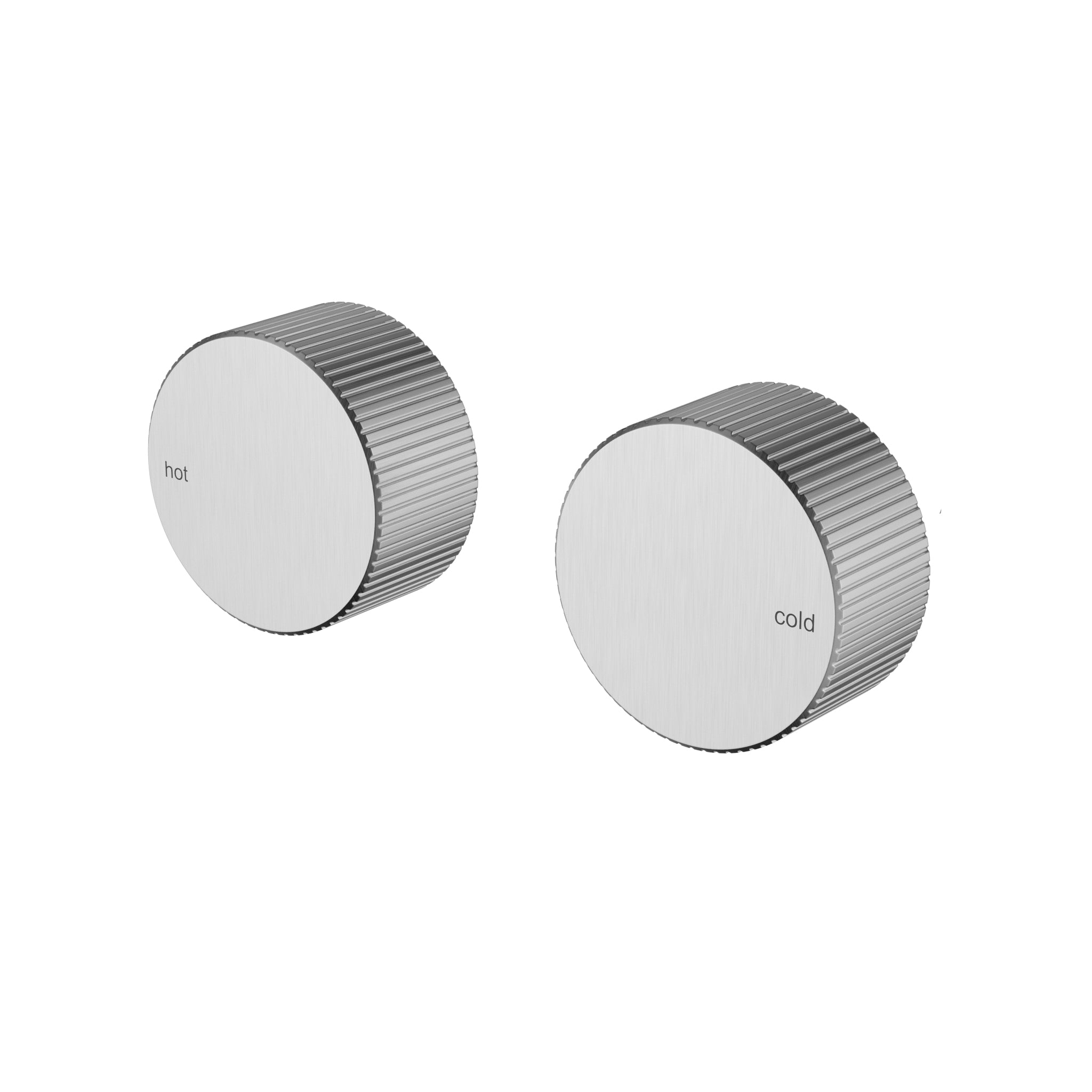 Ikon Hali Fluted 1/4 Turn C/D Wall Top Assembly Brushed Nickel